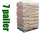 7 paller YSTAD Svenske tr&aelig;piller 8 mm, 60 x 16 kg.